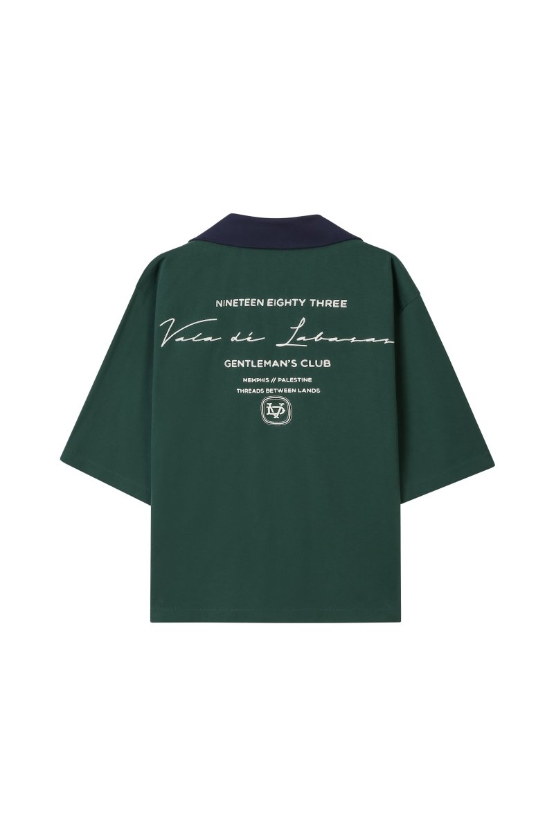 Scuro Button Down – Green (Cotton Blend) - Valabasas