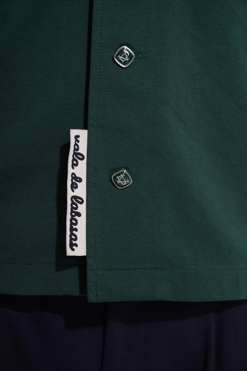 Scuro Button Down – Green (Cotton Blend) - Valabasas