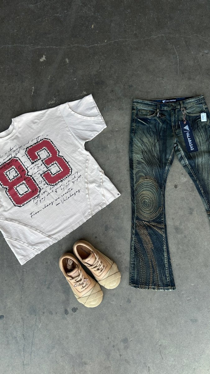 Set In Stone Vintage Cream Tee - Valabasas