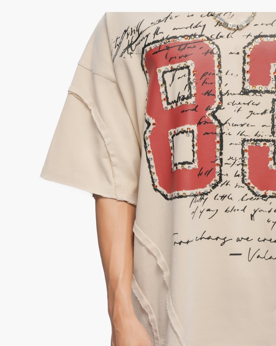 Set In Stone Vintage Cream Tee - Valabasas