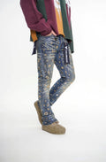 Shea Dark Vintage Blue Stacked Jeans