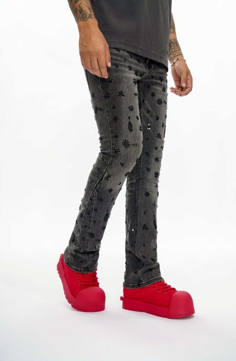 Shea Grey Wash Stacked - Valabasas