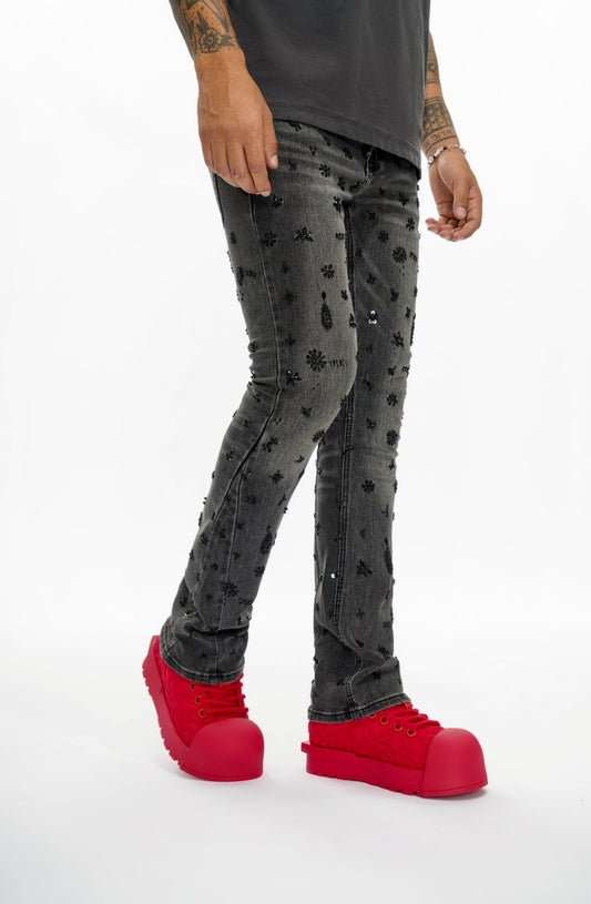 Shea Grey Wash Stacked - Valabasas