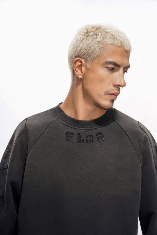 Shield Black Crewneck - Valabasas