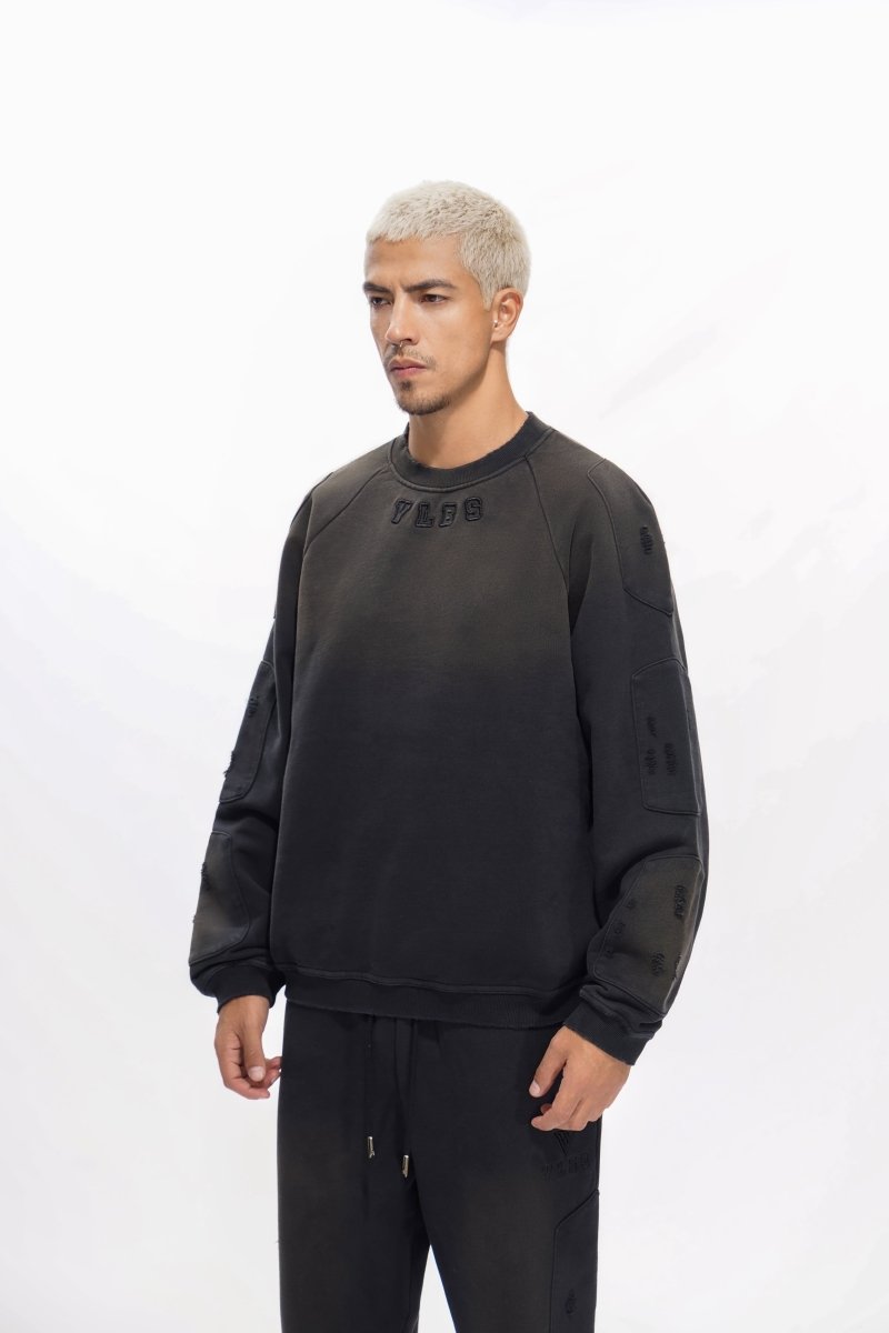 Shield Black Crewneck - Valabasas