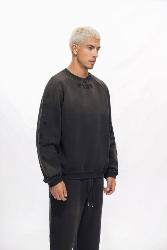 Shield Black Crewneck - Valabasas
