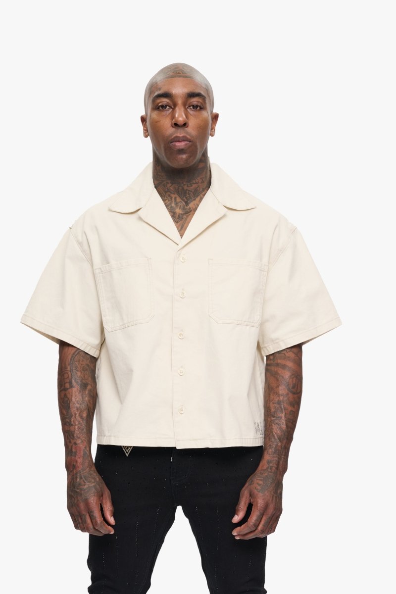 Shine Button Down Cream - Valabasas