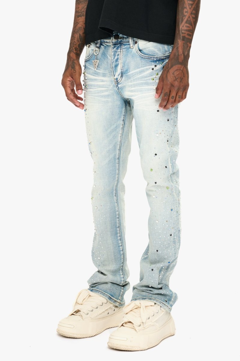 Shine Lt. Blue Wash Stacked - Valabasas