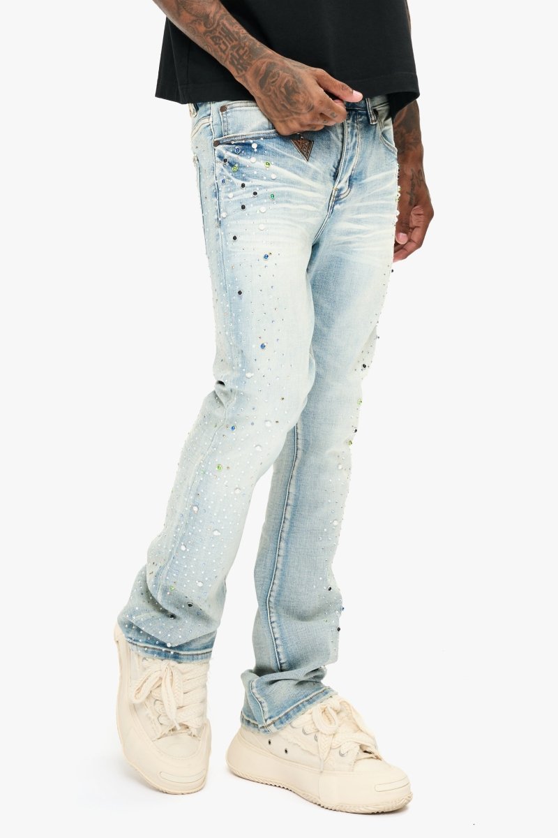 Shine Lt. Blue Wash Stacked - Valabasas