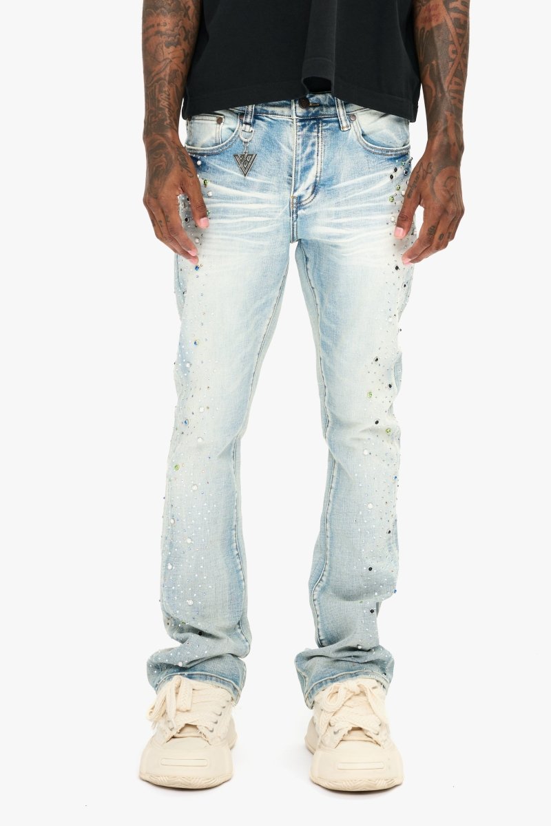 Shine Lt. Blue Wash Stacked - Valabasas