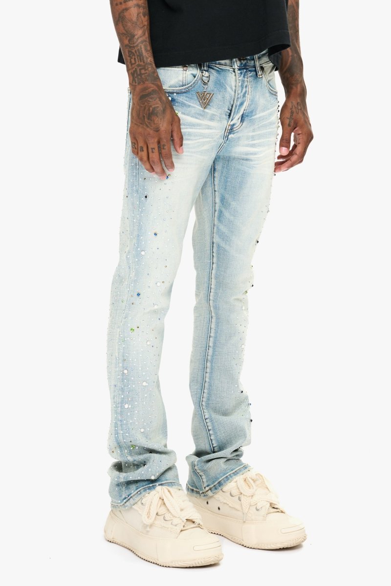 Shine Lt. Blue Wash Stacked - Valabasas