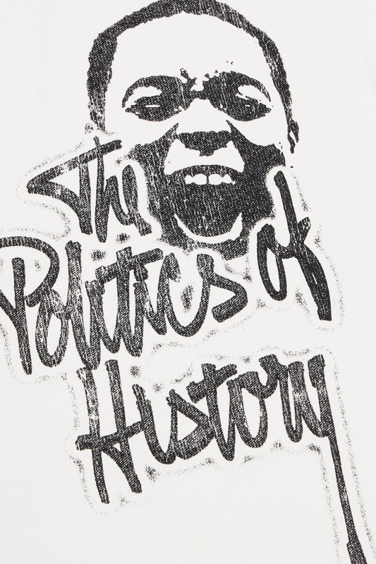 "SHOUT" TEE WHITE - Valabasas