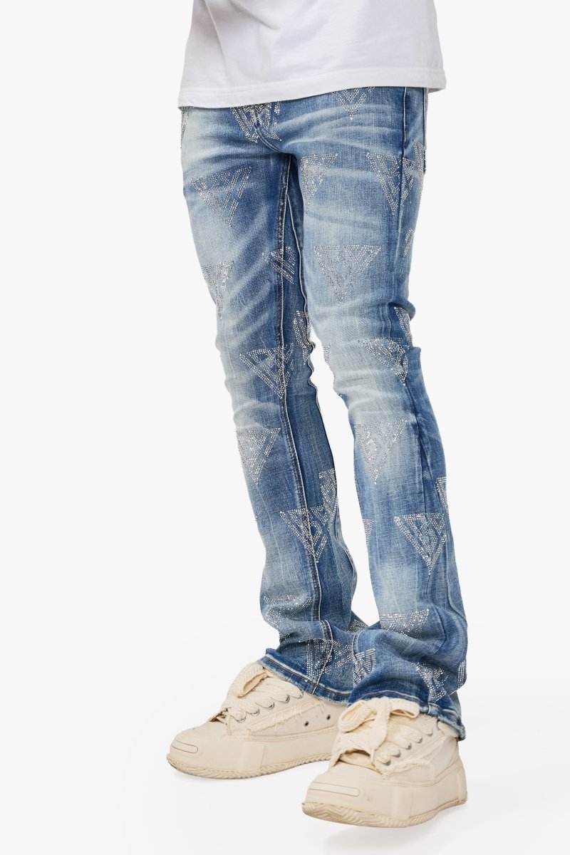 Show Blue Washed Stacked - Valabasas