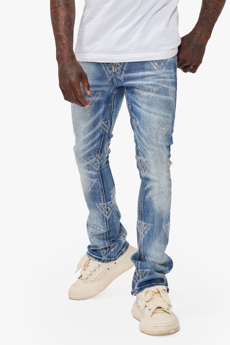 Show Blue Washed Stacked - Valabasas