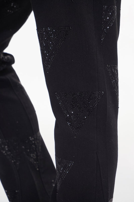 Show Jet Black Stacked Flare - Valabasas