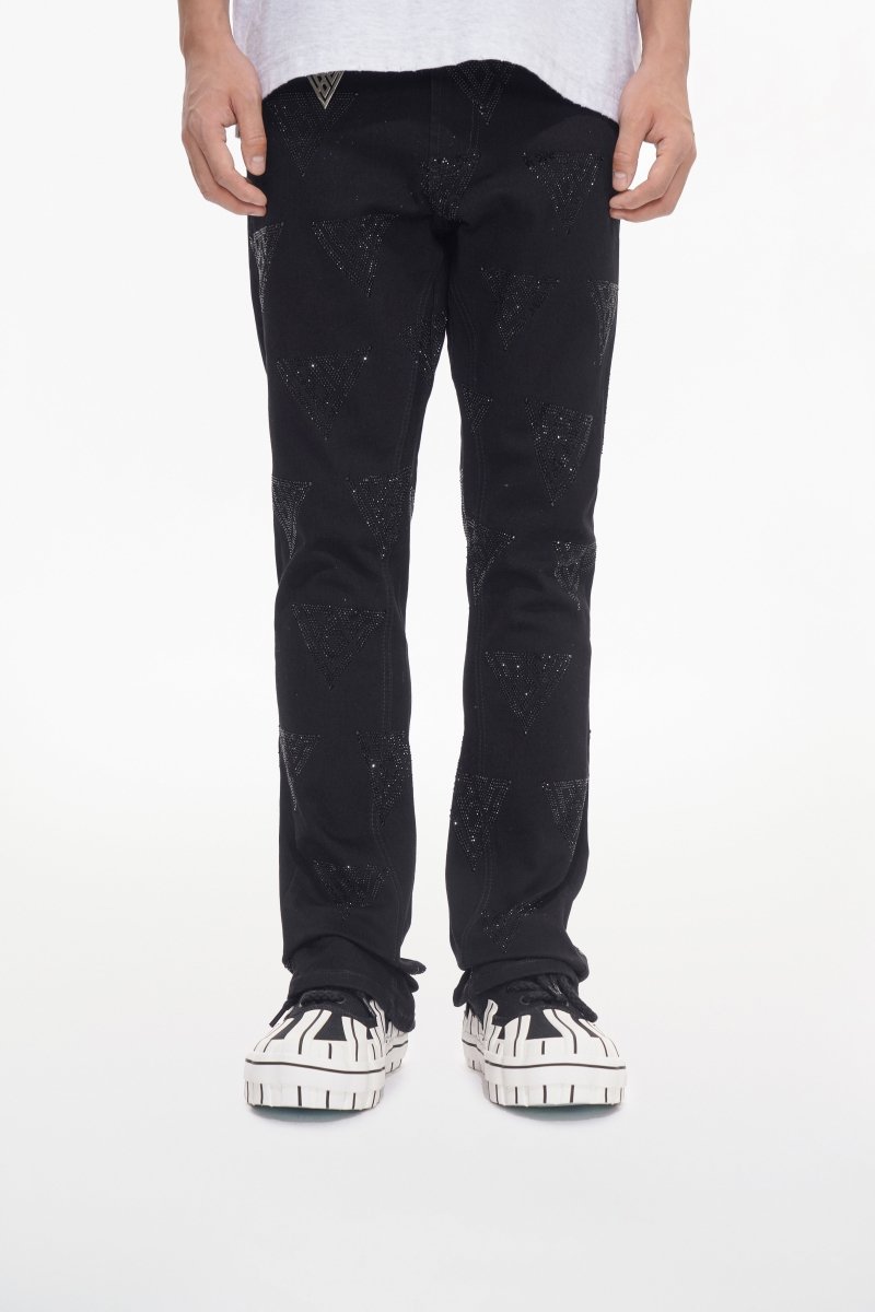 Show Jet Black Stacked Flare - Valabasas