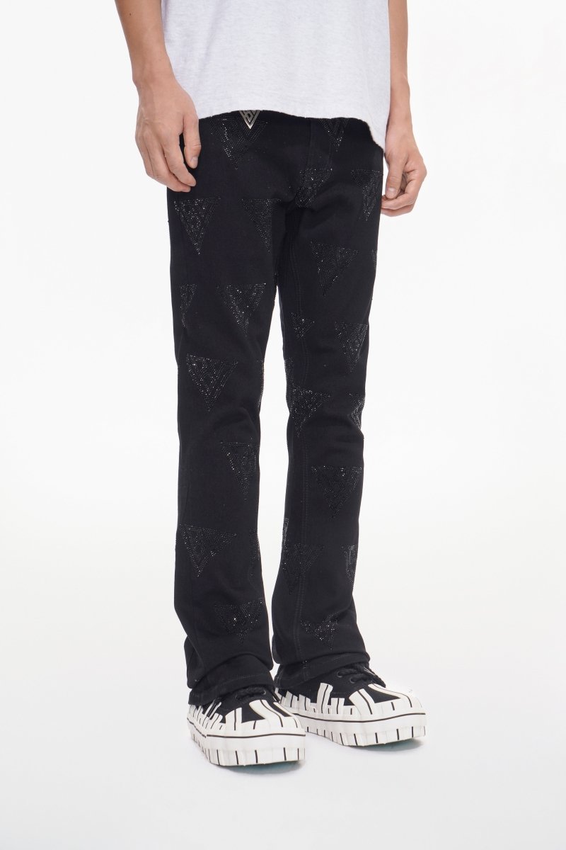 Show Jet Black Stacked Flare - Valabasas