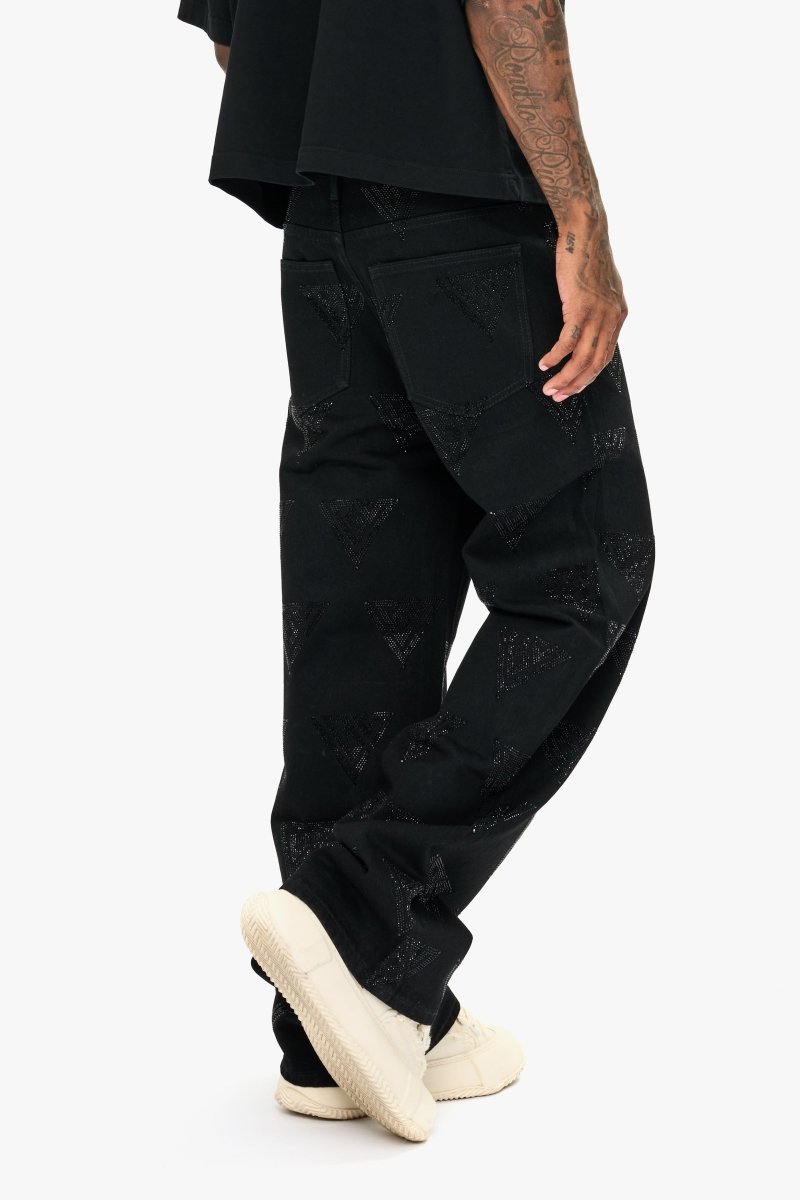 Showing Jet Black Baggy Jean - Valabasas