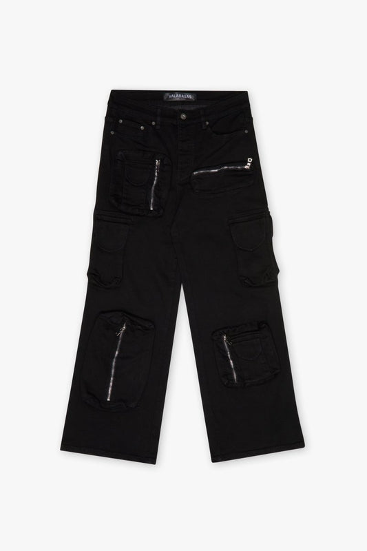Shulk Baggy Pants Black - Valabasas