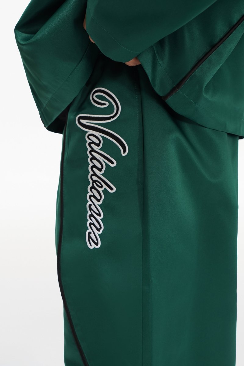 Signal Loose Straight Pants Green - Valabasas