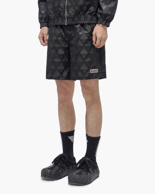 Signature 2.0 Black Nylon Shorts - Valabasas