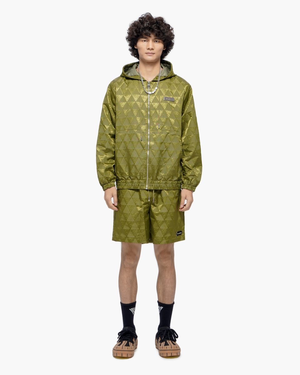 Signature 2.0 Olive Nylon Shorts - Valabasas