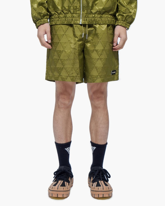 Signature 2.0 Olive Nylon Shorts - Valabasas