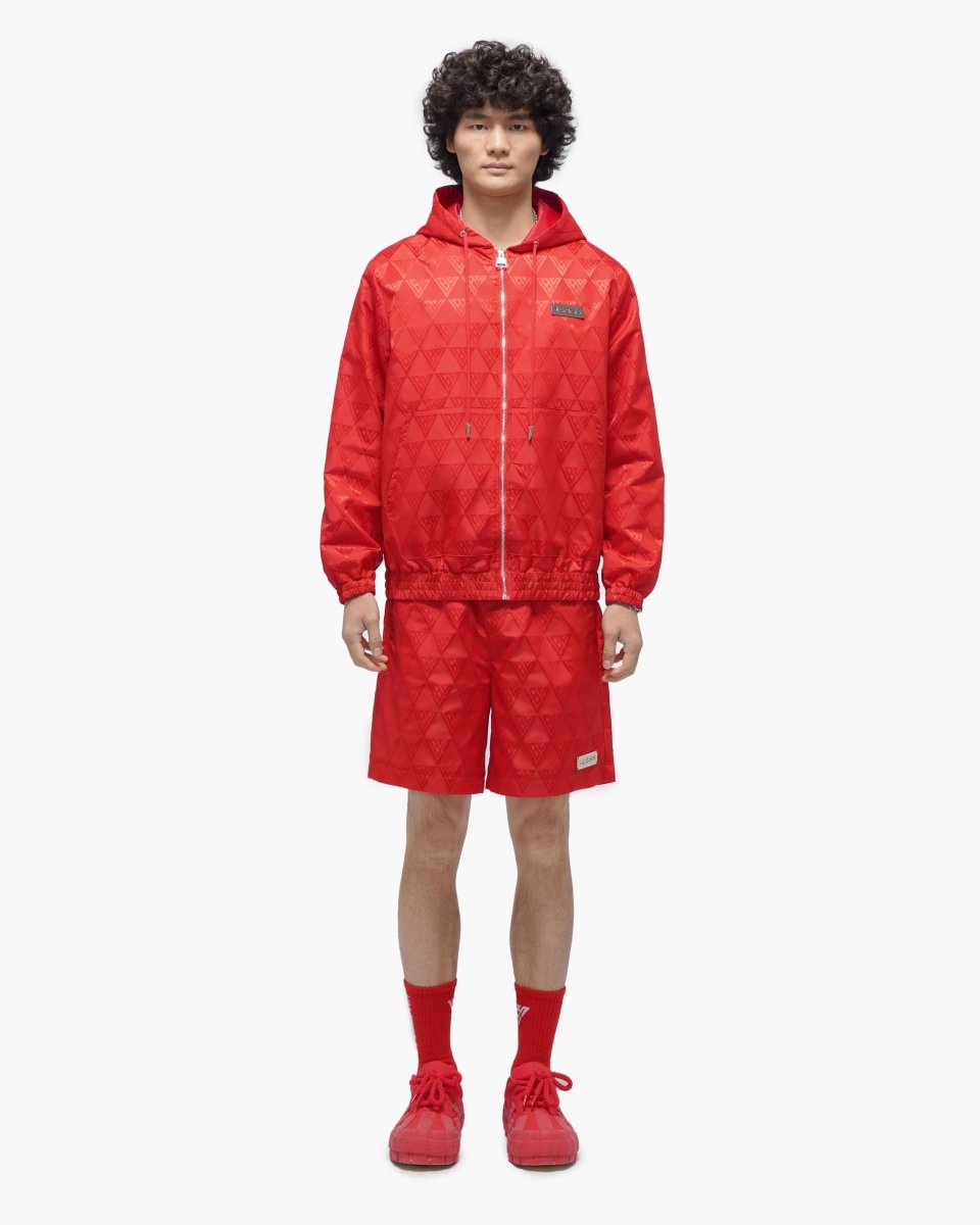 Signature 2.0 Red Nylon Shorts - Valabasas