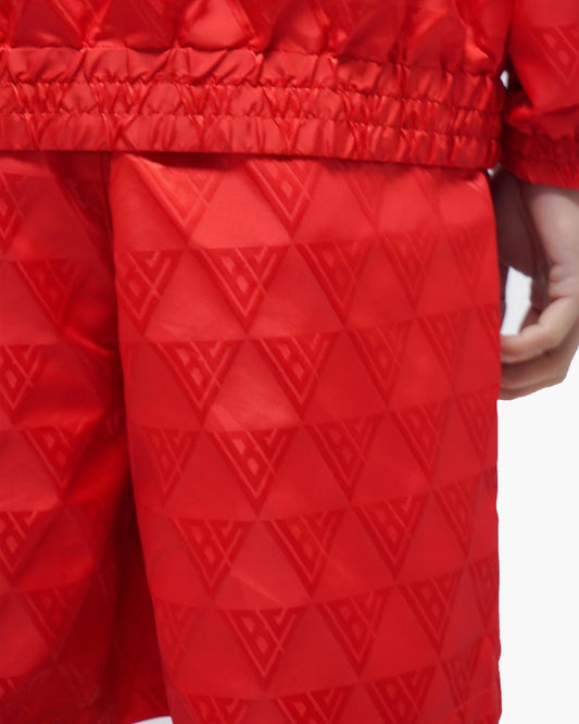 Signature 2.0 Red Nylon Shorts - Valabasas