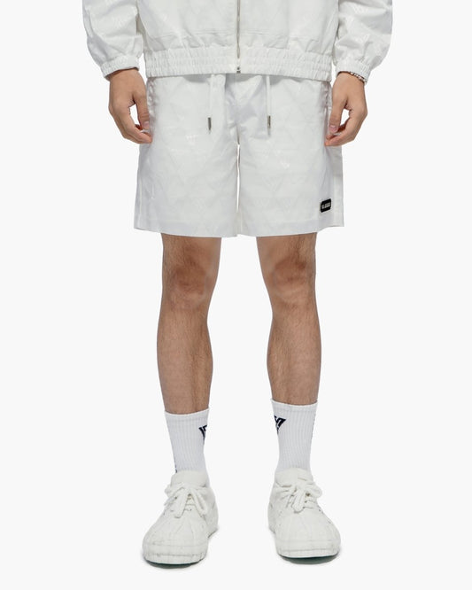 Signature 2.0 White Nylon Shorts - Valabasas