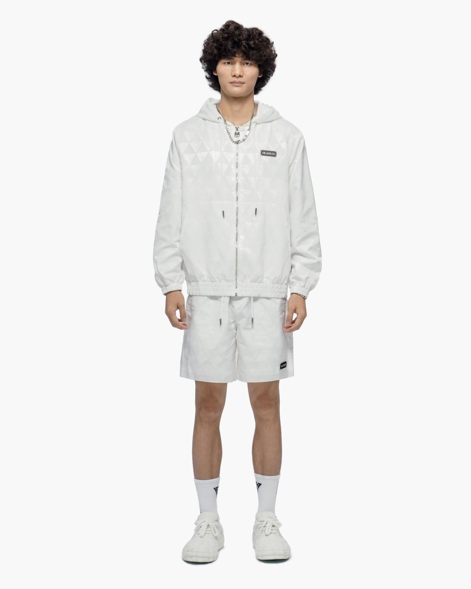 Signature 2.0 White Nylon Shorts - Valabasas