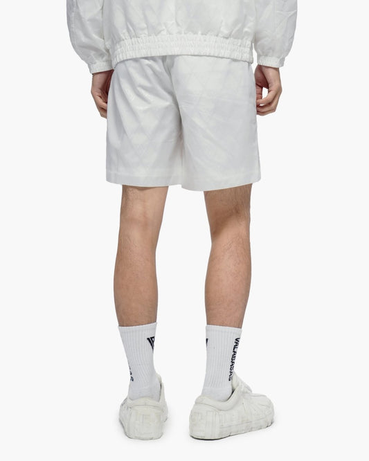 Signature 2.0 White Nylon Shorts - Valabasas