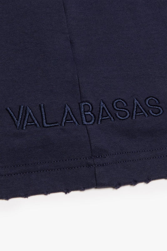 "SLICE" TEE NAVY CUTOFF - Valabasas