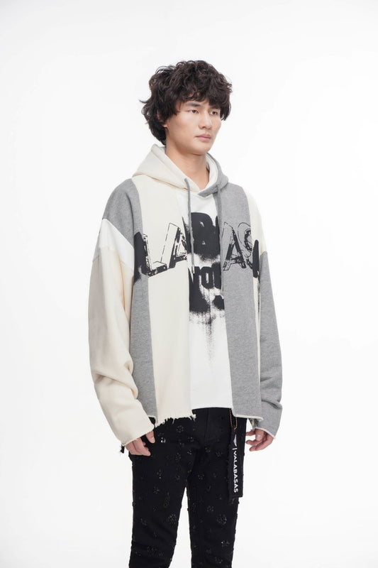 Slipped Grey Hoodie - Valabasas