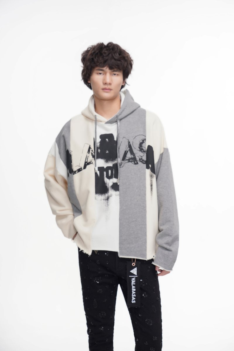 Slipped Grey Hoodie - Valabasas