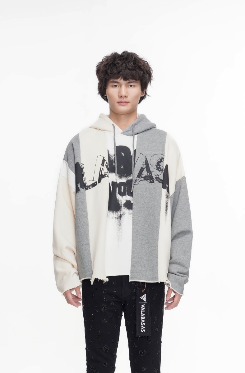 Slipped Grey Hoodie - Valabasas