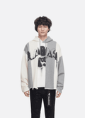 Slipped Grey Hoodie