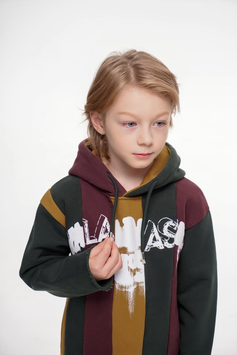 Slipped Kids Hoodie Green - Valabasas