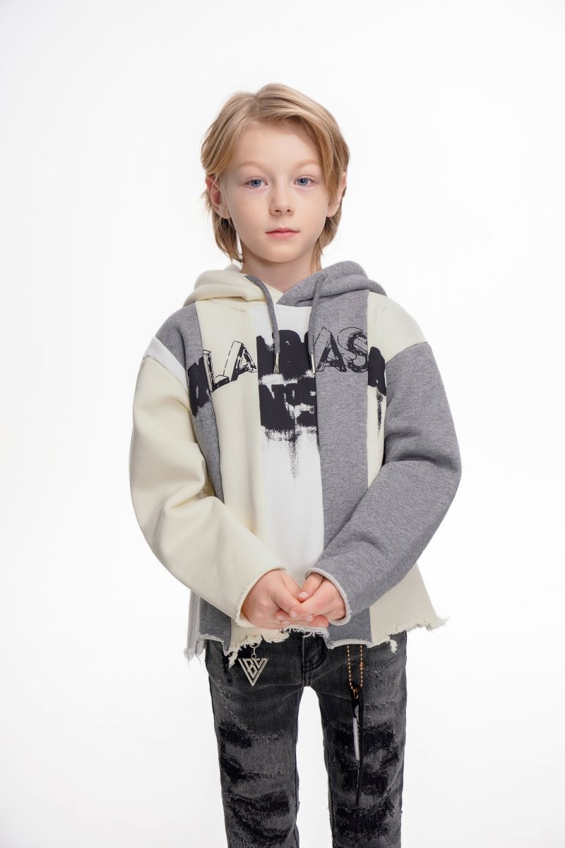 Slipped Kids Hoodie Grey - Valabasas