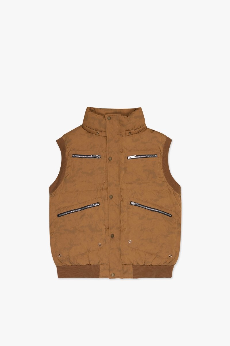 Smith Puffer Vest Vintage Brown - Valabasas