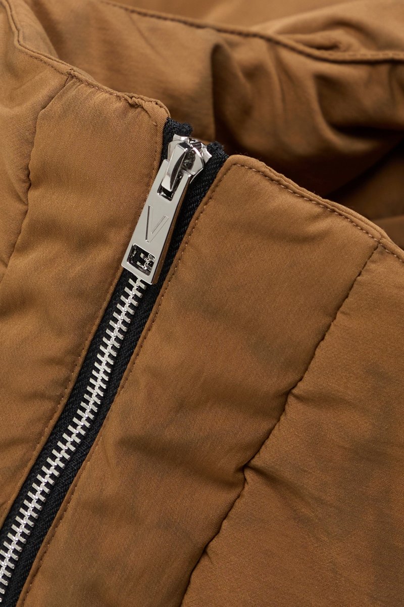 Smith Puffer Vest Vintage Brown