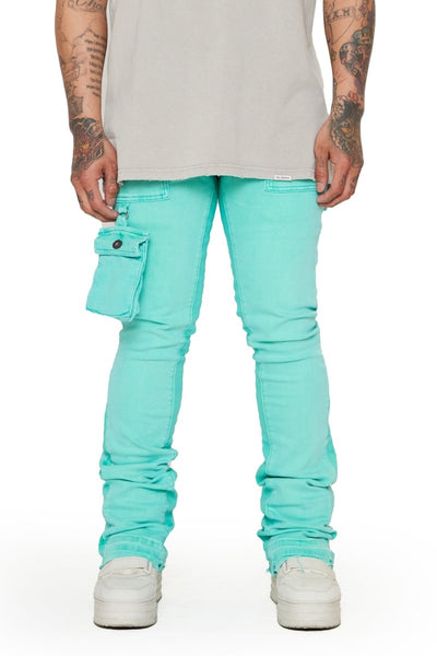 パンツ VALABASAS CONTRAST STACKED FLARE JEAN 30 smooth-stacked-flare-jean-