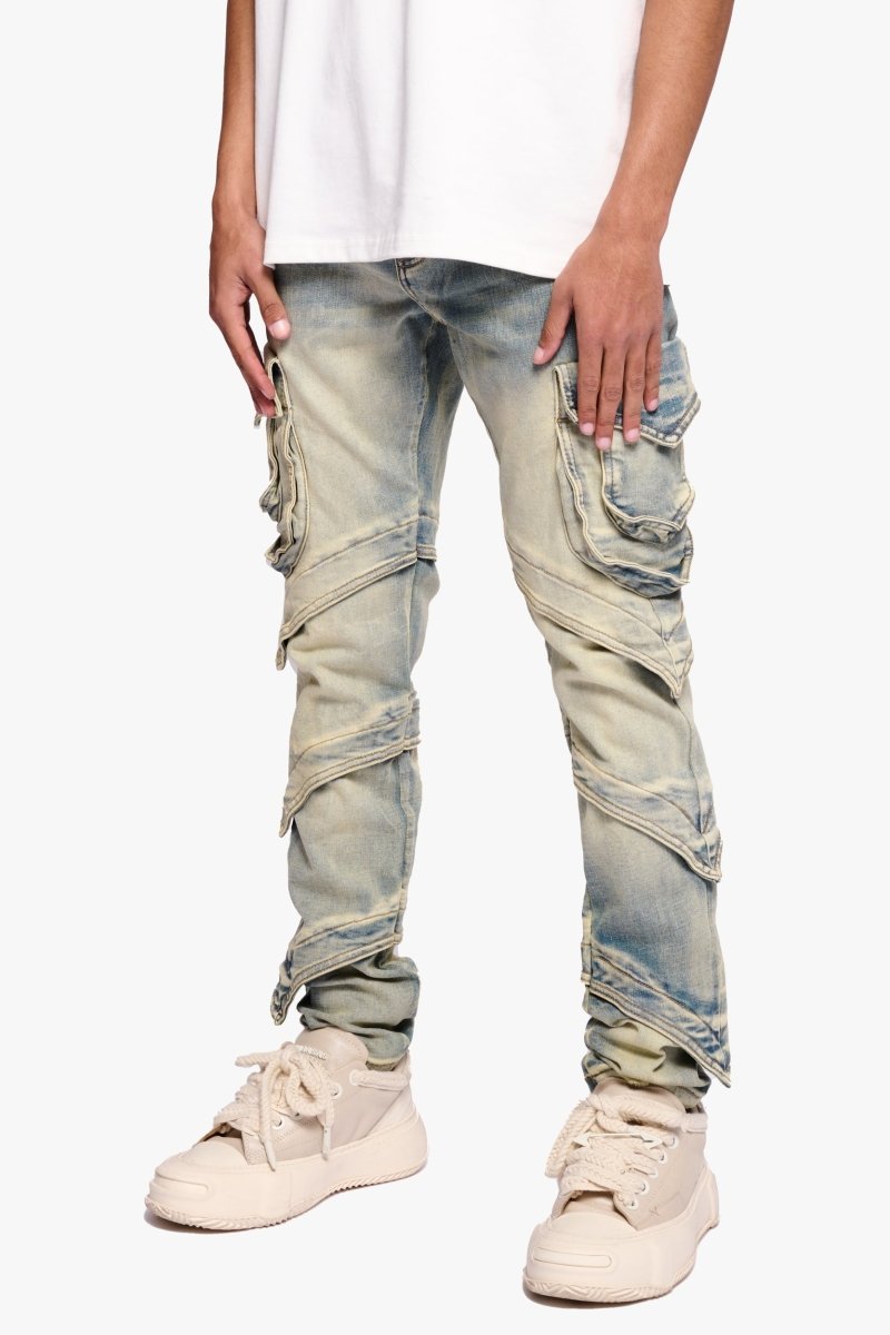 Smoto Cargo Skinny Vintage Wash - Valabasas