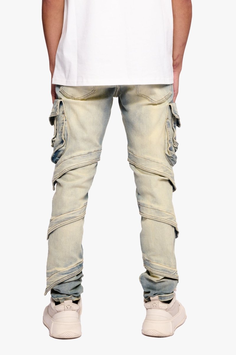 Smoto Cargo Skinny Vintage Wash - Valabasas