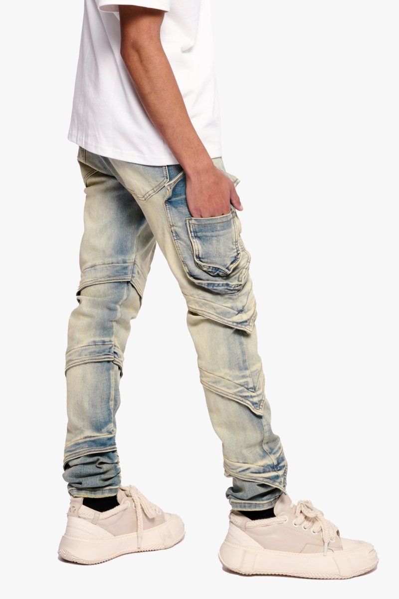 Smoto Cargo Skinny Vintage Wash - Valabasas