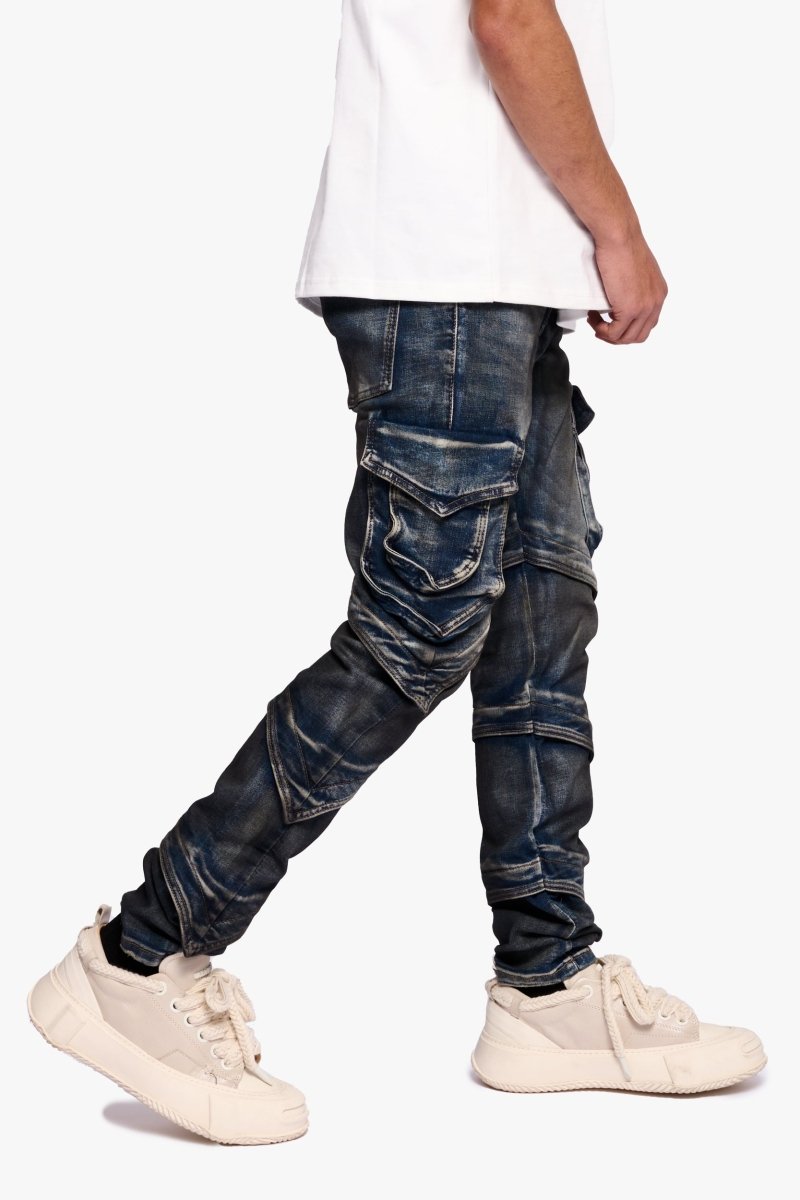 Smoto Dirty Dark Blue Skinny - Valabasas