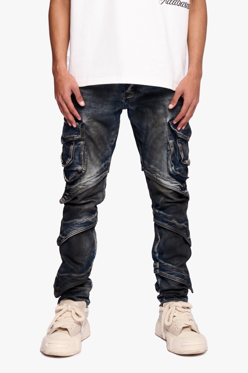 Smoto Dirty Dark Blue Skinny - Valabasas