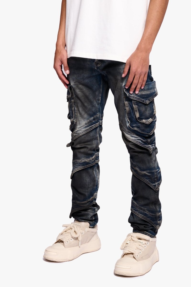Smoto Dirty Dark Blue Skinny - Valabasas