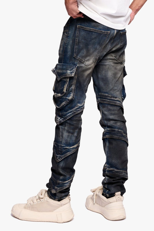 Smoto Dirty Dark Blue Skinny - Valabasas