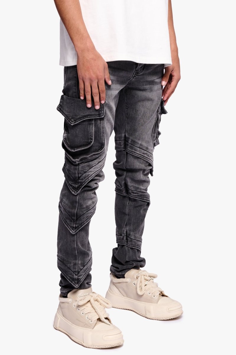 Smoto Grey Wash Skinny - Valabasas